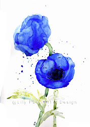 painting watercolor pang lily dawanda canvas prints order aquarellmalerei gemerkt
