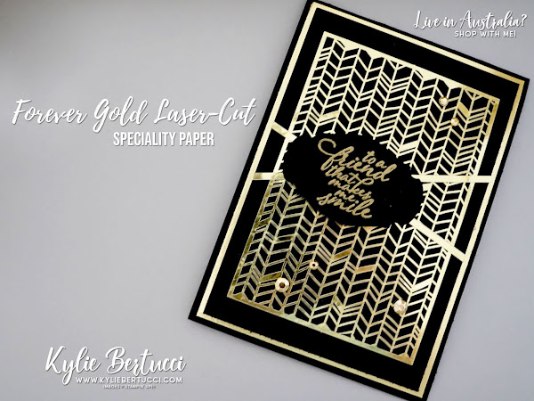 Black and Gold Forever Gold Laser-Cut Specialty Paper