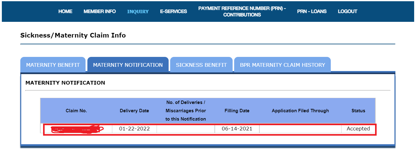 How to Check SSS Maternity Notification Online. PH Trending