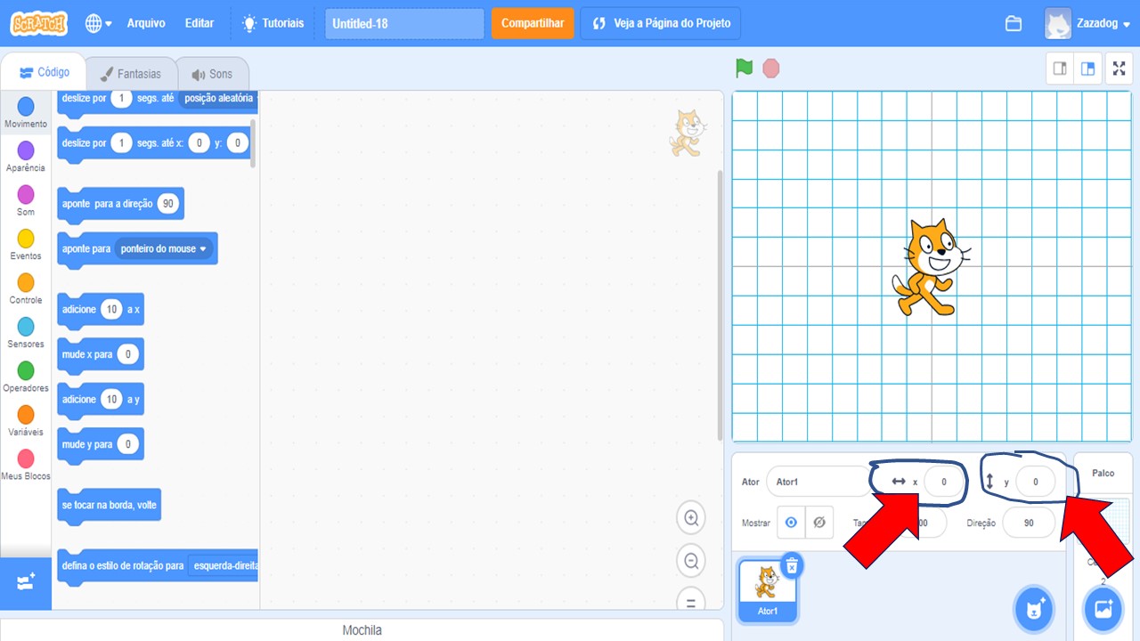 AULA PLANO CARTESIANO E SCRATCH