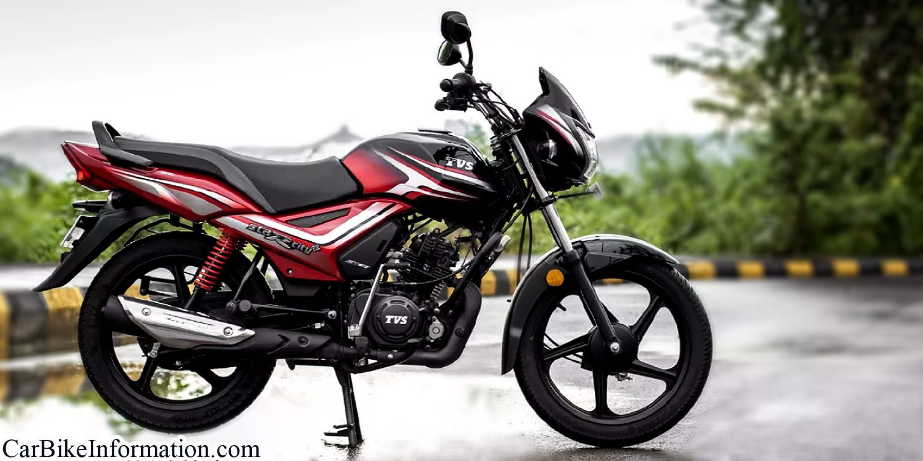 tvs star city plus black blue colour