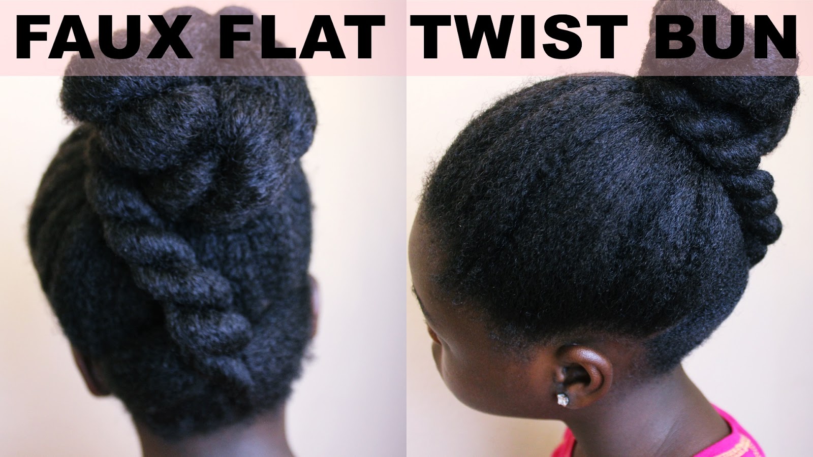 Discoveringnatural Big Sis S Award Faux Flat Twist Updo Natural