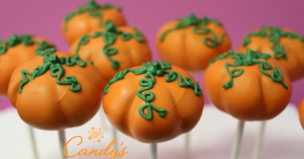 Candy's Cake Pops: Pumpkin & Candy Corn Cake Pops