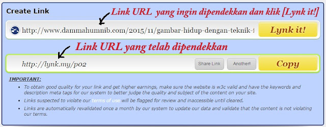 Jana Pendapatan Online Melalui URL Shortener Lynk.My