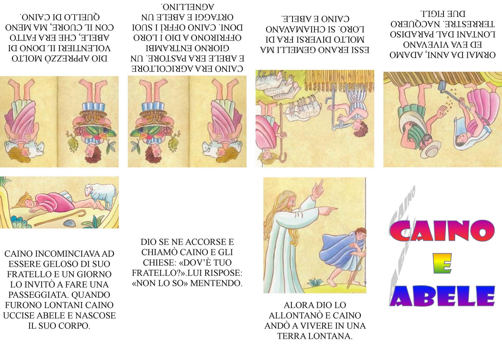 La Storia Di Caino E Abele tirami...giù: ANCORA MINI-LIBRI