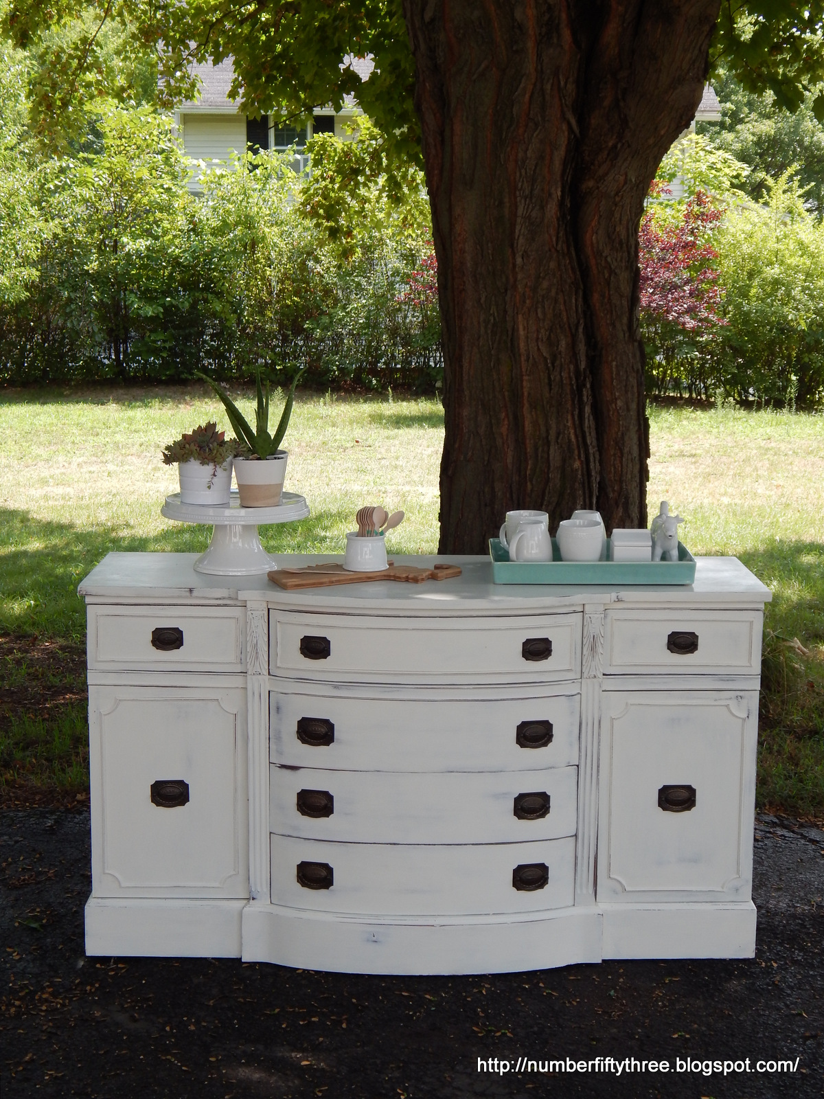 Number FiftyThree How to Paint Mahogany Furniture White