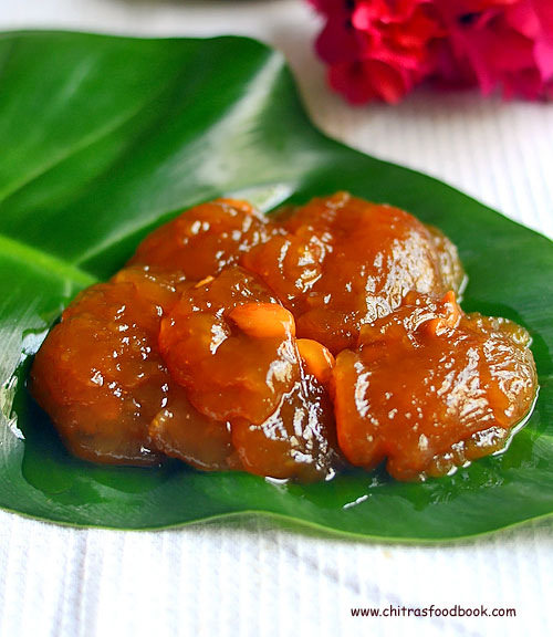 Tirunelveli halwa with wheat flour