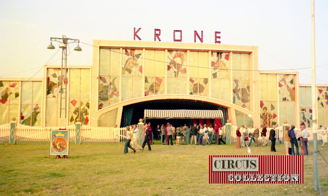 la grande façade du Circus Krone 1974