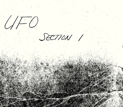 Pge 1 of the released documents. Official UFO papers released by the FBI.