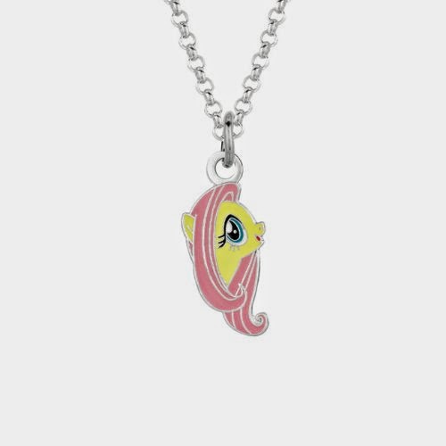 Fluttershy Silver Plated Pendant Necklace