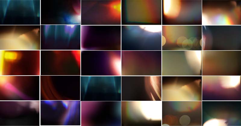 Lens Flare Effects Overlays Pack