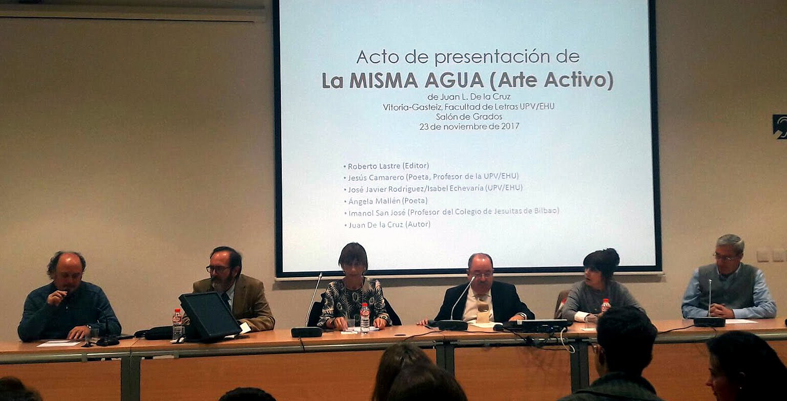 PRESENTACIÓN "LA MISMA AGUA" (GASTEIZ)