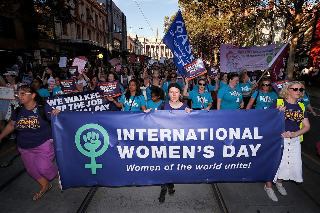 Vanguard International Working Women’s Day We won't be silenced!