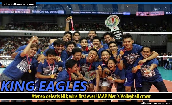 Ateneo dethrones NU; wins first-ever UAAP Men's Volleyball crown