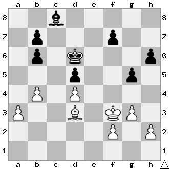 Chess Tempo: White to move wins. Black's last move: Kf8-e8