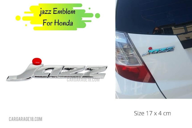 Chrome Jazz Emblem For Honda