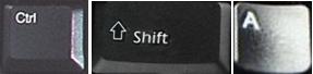 Control+Shift+A