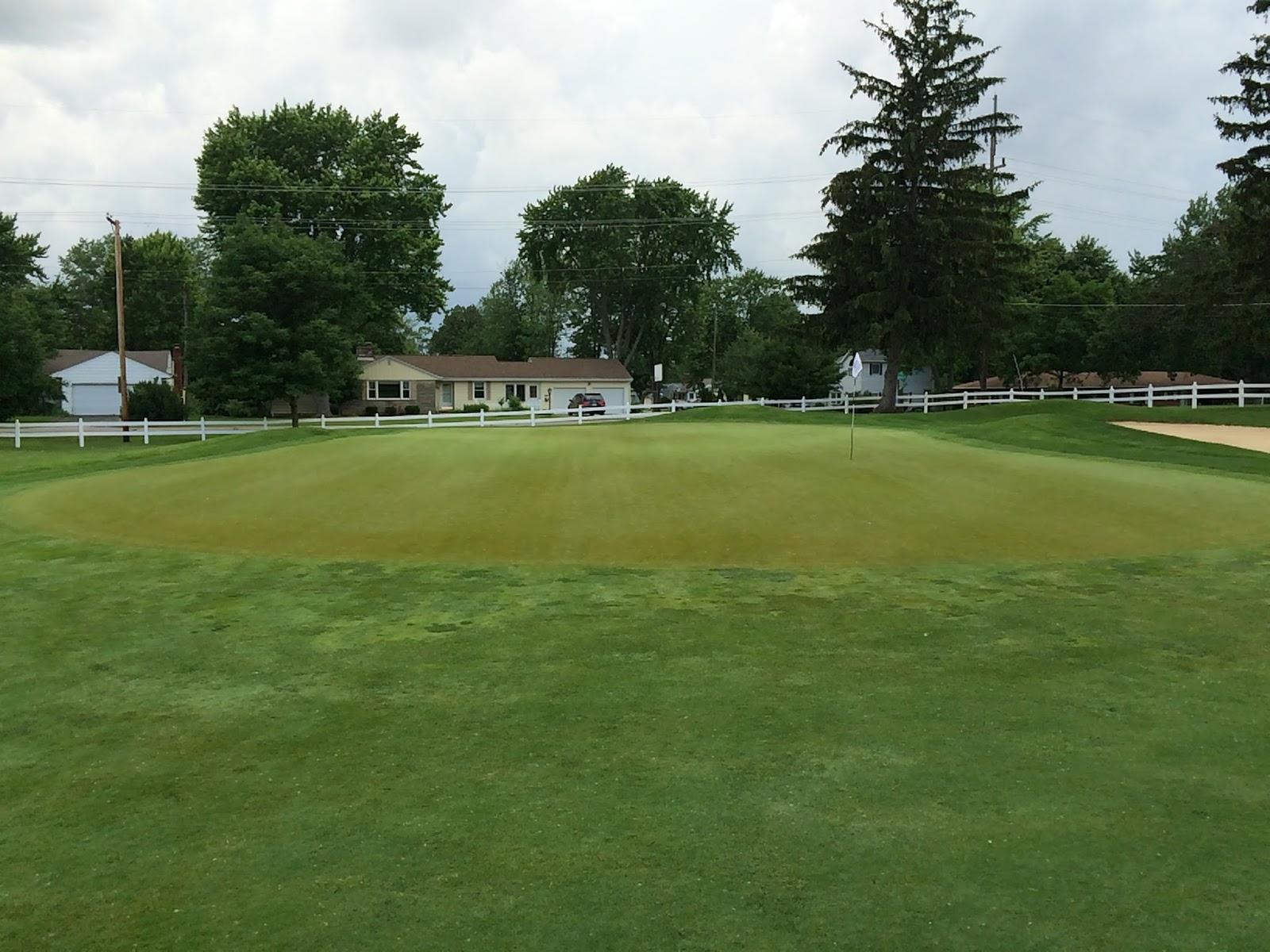 Findlay Country Club Grounds Department: Choking greens