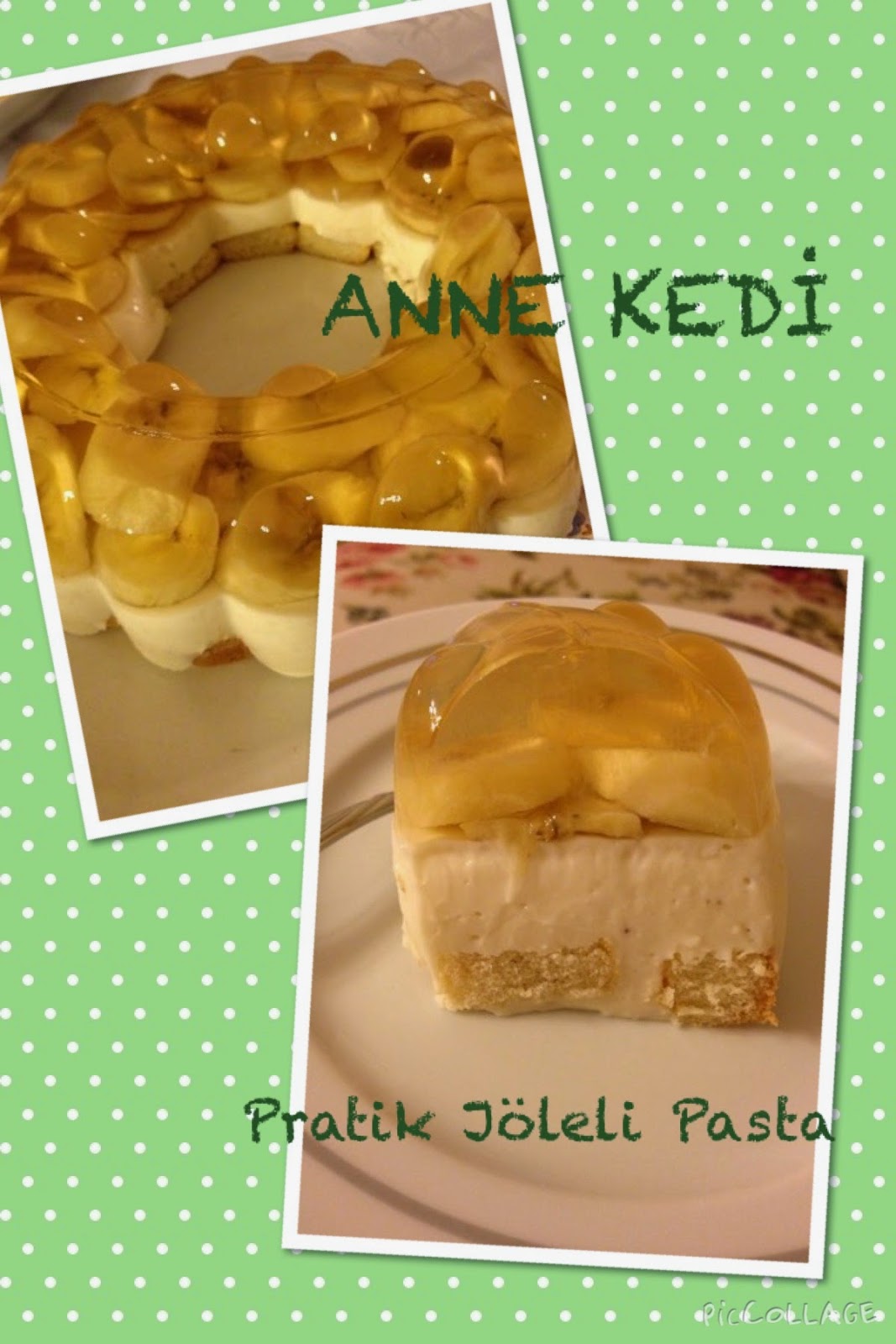 ANNE KEDİ Jöleli Pratik Pasta