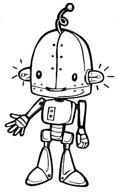Best free robot coloring pages for kids