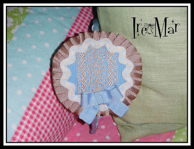 tocado niña celeste camel