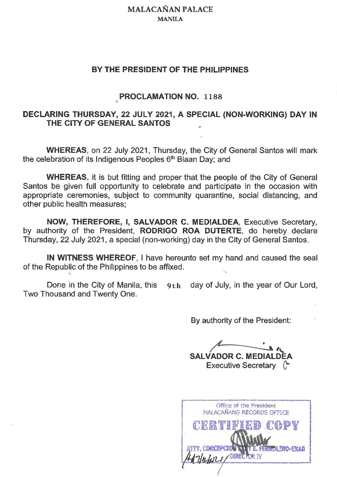 List Of Public Holidays In The Philippines 2021 Cebu 24 7 Proclamation