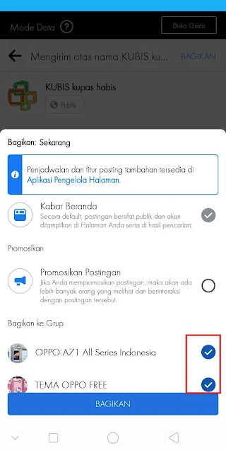 2 Cara Membagikan Grup dan Postingan Grup Fb ke Grup Lain