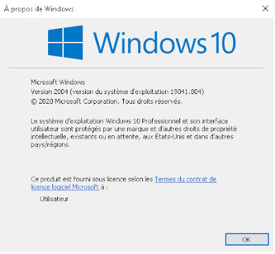 Windows 2004 V 19041 804