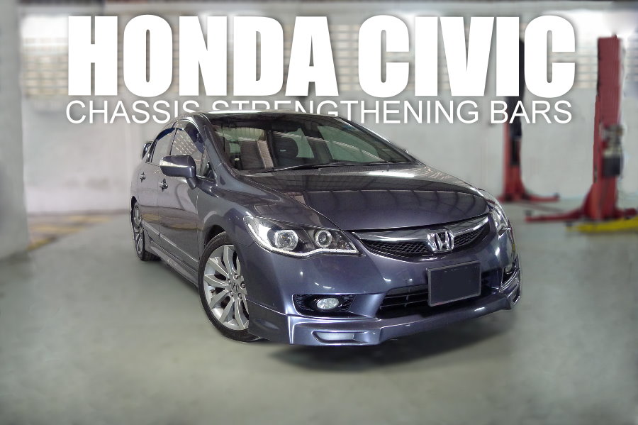 SUPERCIRCUIT CHASSIS STRENGTHENING BARS Honda Civic FD Chassis