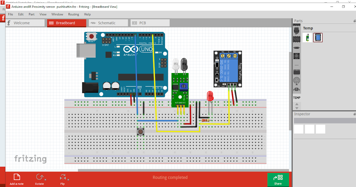 INTERFACE Proximity sensor with arduino