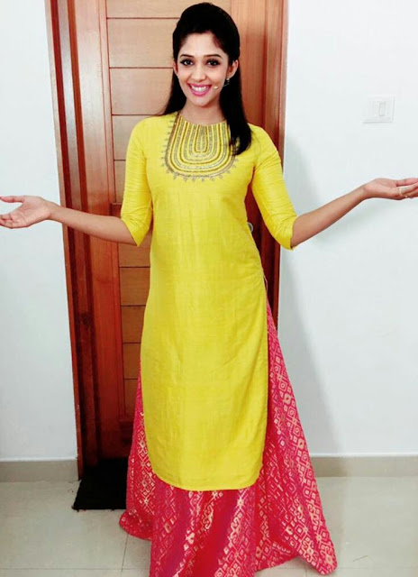 simple yellow dress for haldi