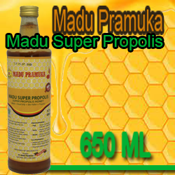 madu super propolis madu pramuka 650 ml