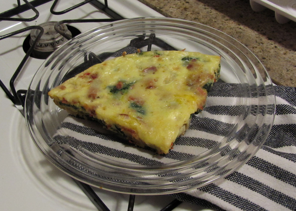 Smells Like Food in Here BaconPotato Frittata with Greens and Gruyère