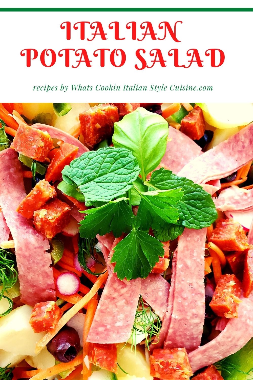 Italian Antipasto Potato Salad What's Cookin' Italian Style Cuisine