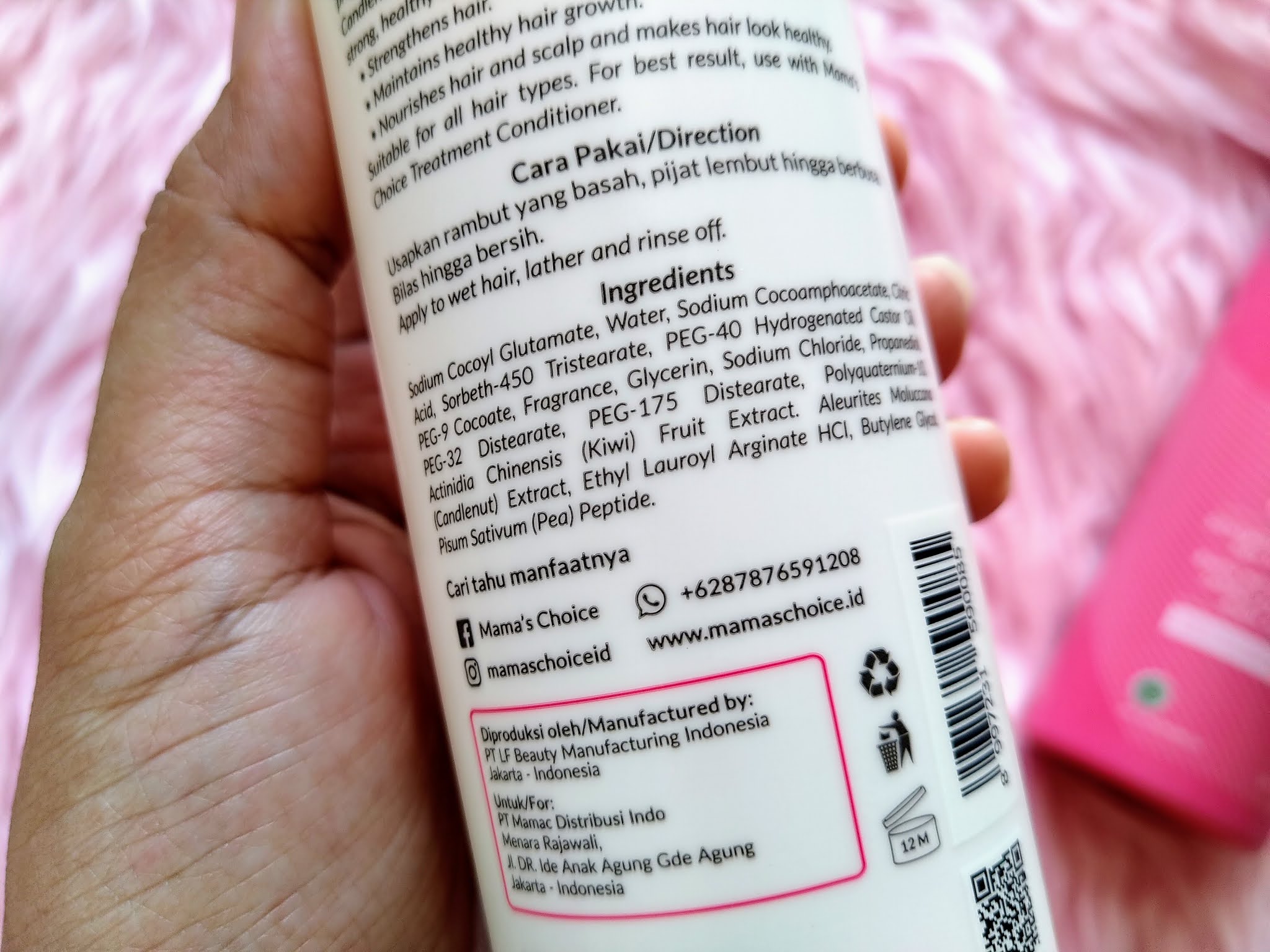 Nathalia DP Review Mama's Choice Treatment Shampoo dan Conditioner