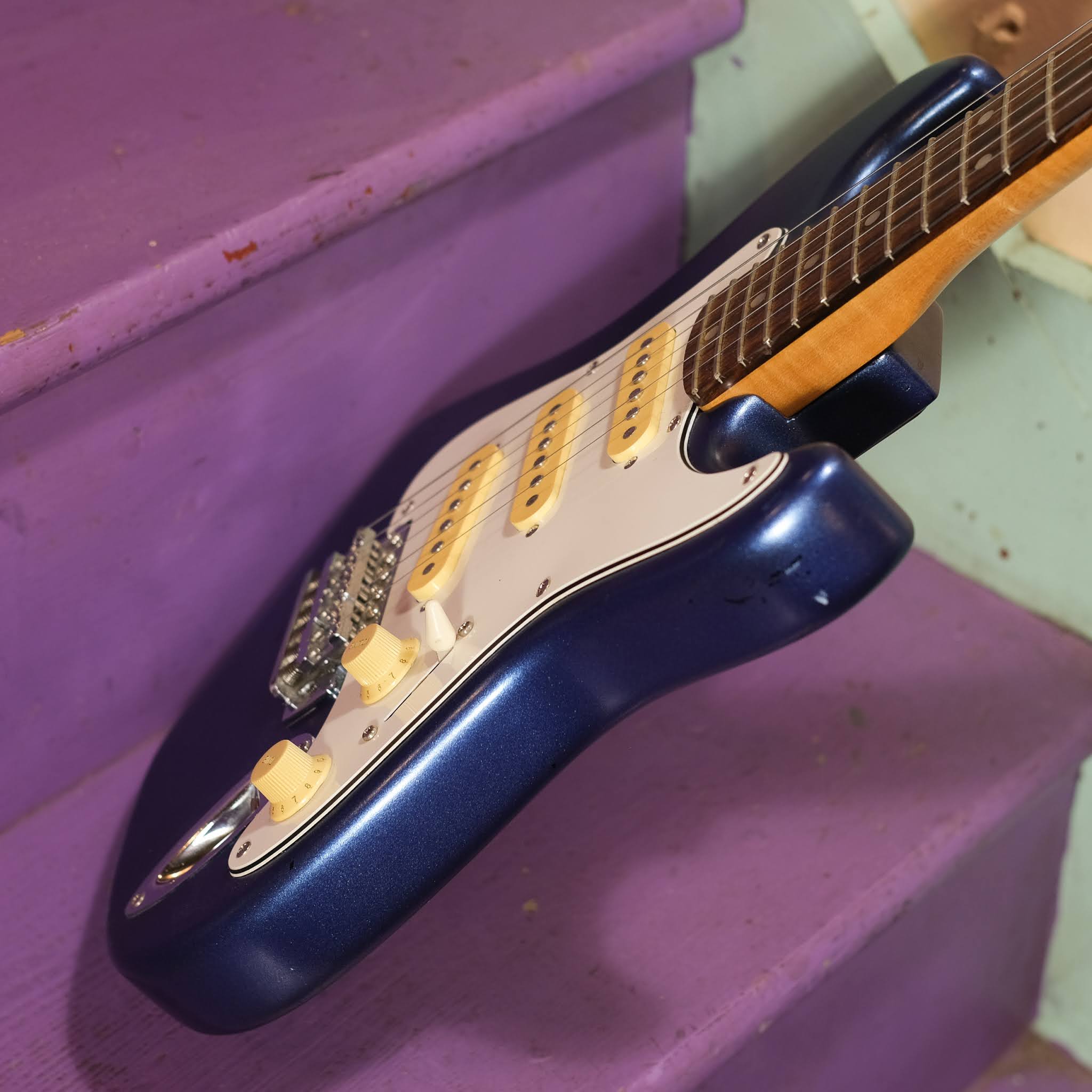 1980s Lotus MiniStrat Electric Guitar (Nashville Tuning)