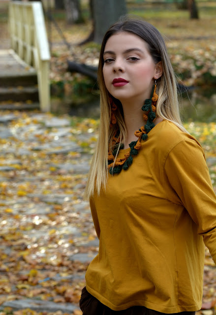 Autumnal Jewelry Collection - Leaf Necklaces
