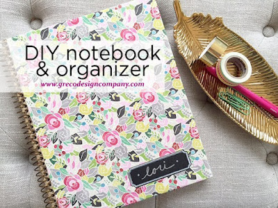 diy organizer notebook