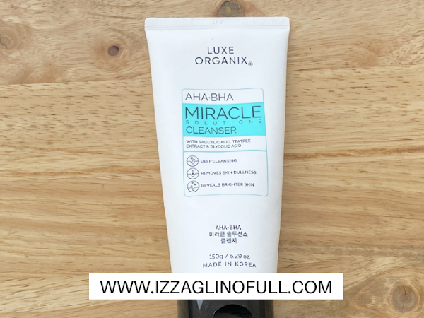 Luxe Organix AHA BHA Miracle Solutions Cleanser Review