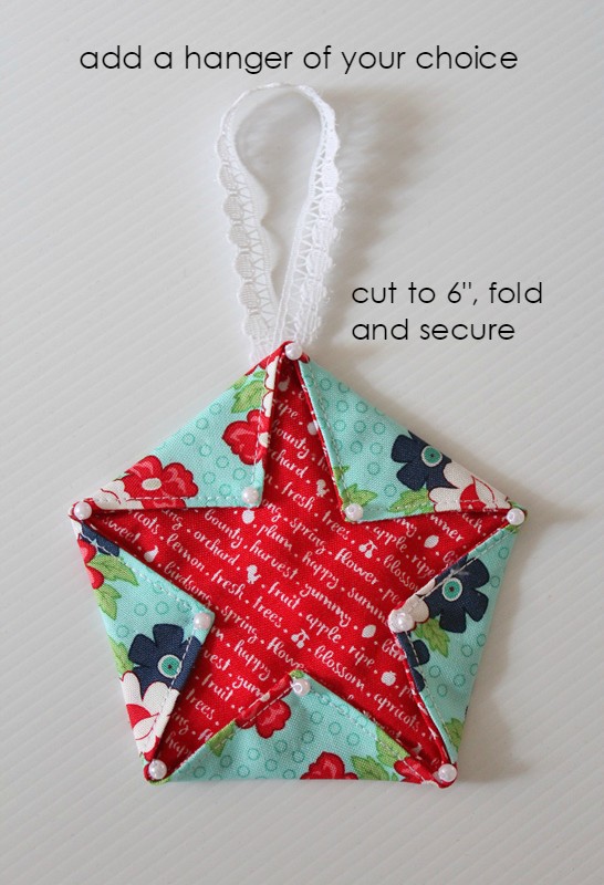 {Tutorial} Fabric Star Hangers Threadbare Creations