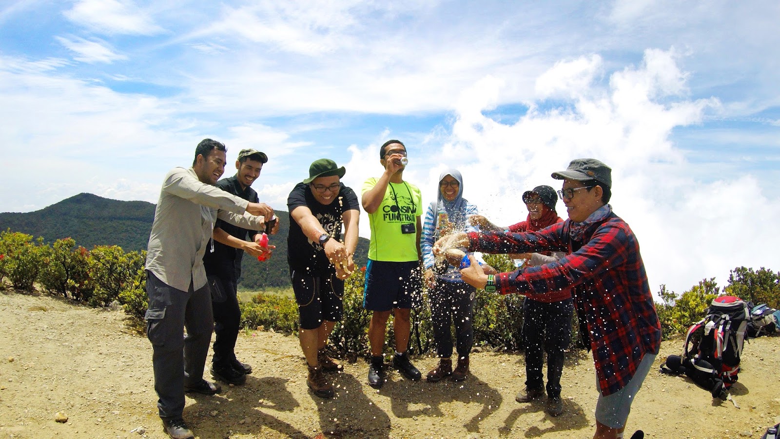 Mincak di Gunung Gede Mincak di Gunung Gede