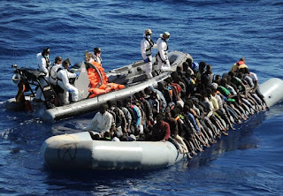 Since 2013, the Mediterranean Sea has been described as a cemetery due to the large number of African migrants who drowned.