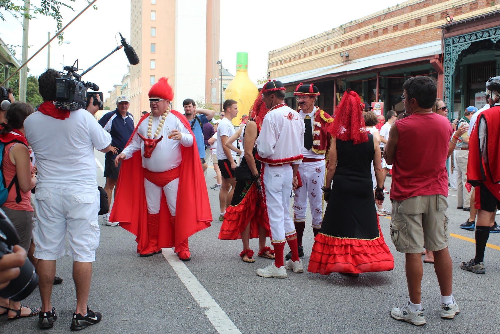 Pensacola's Running of the Bulls 2012
