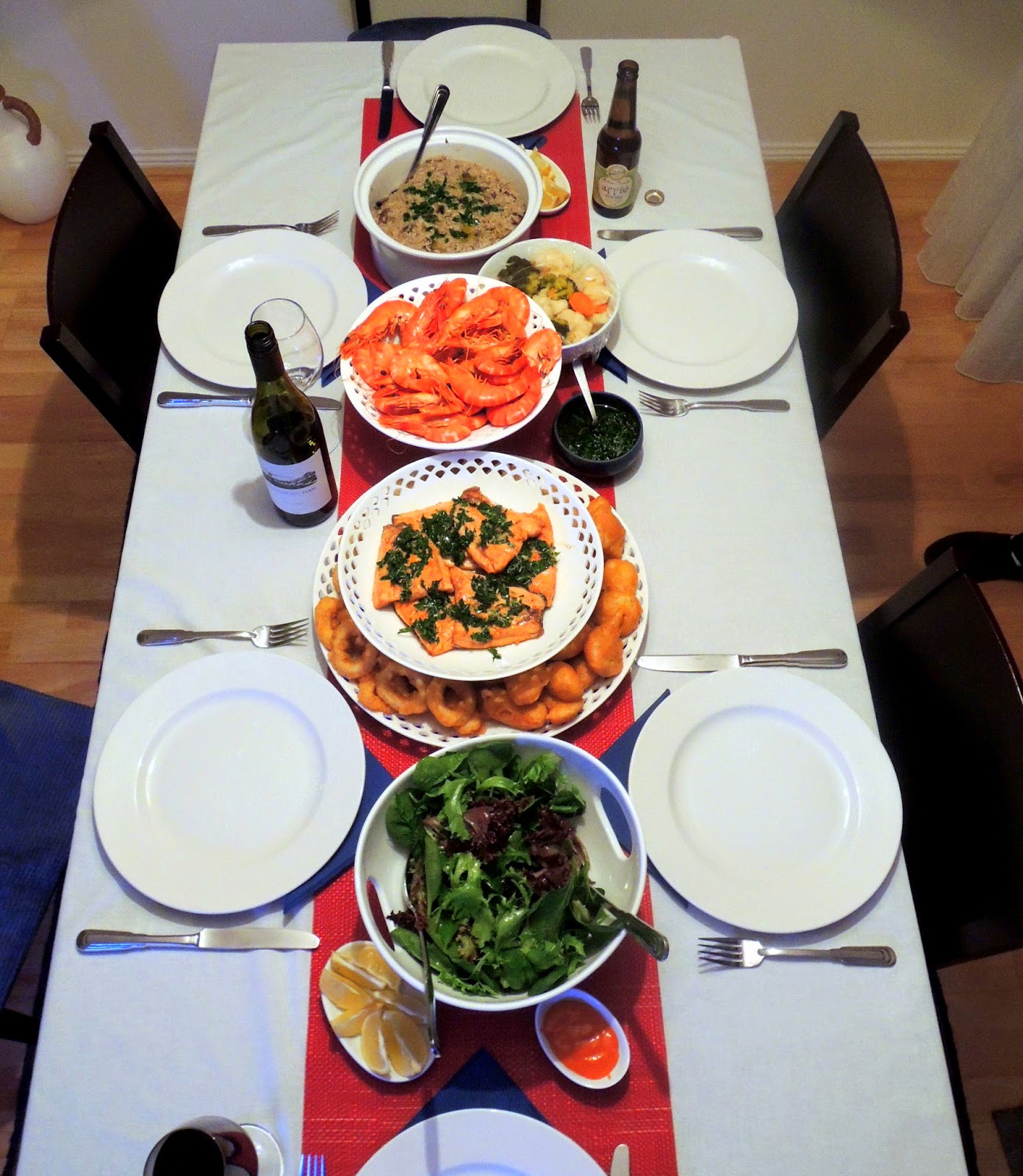 Around the World in favorite recipes Simple Celebration Dinner