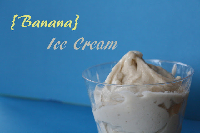 Banana, frozen, ice cream