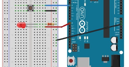 Memprogram Input Pushbutton Untuk Menyalakan LED pada Arduino Uno ...