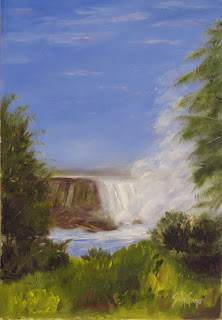 Niagara Falls oil painting