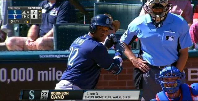 http://www.cbssports.com/mlb/eye-on-baseball/25544699/mariners-robinson-cano-is-on-pace-for-216-home-runs-in-2016