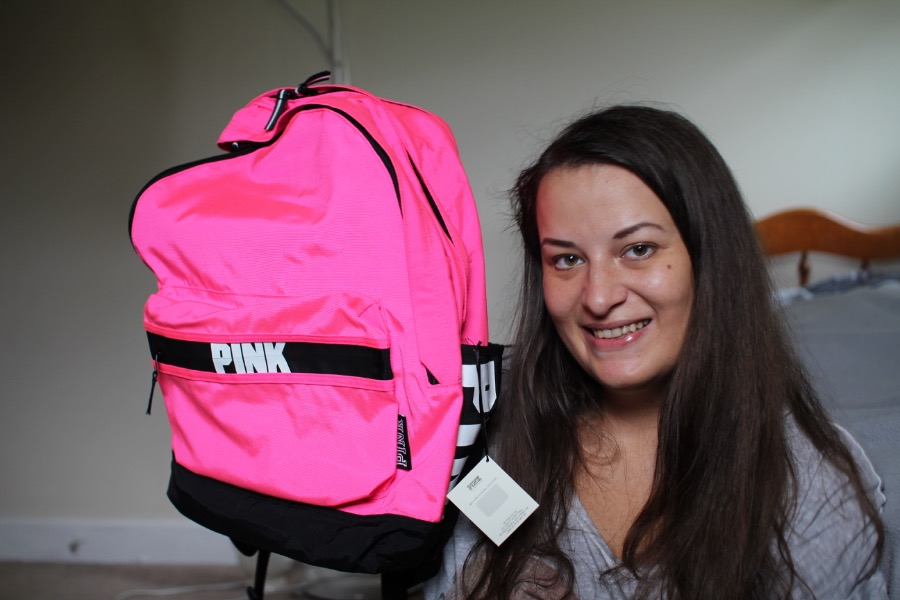BACK TO SCHOOL BACKPACK Victoria's Secret Campus Backpack review, Colleg...