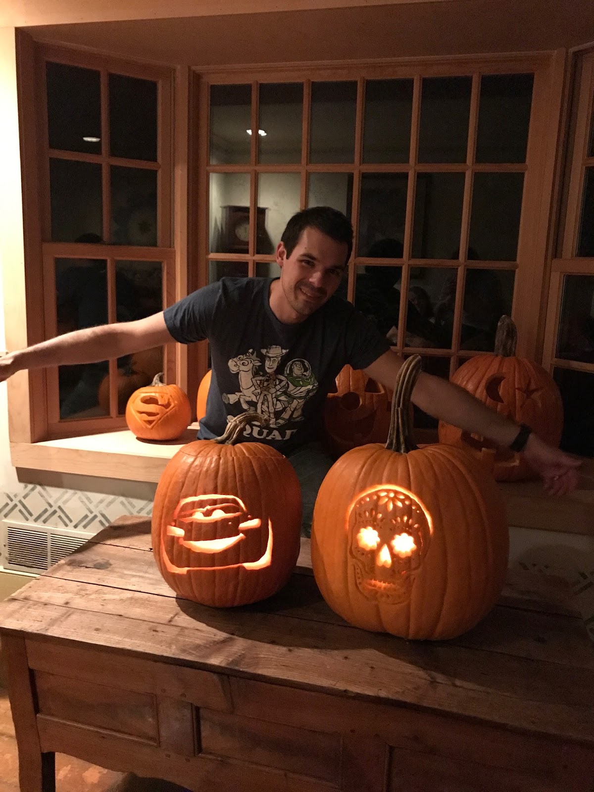 disney pixar themed pumpkin carving 